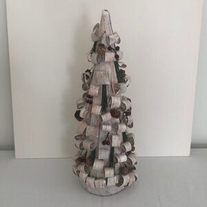 White & Brown Christmas Tree